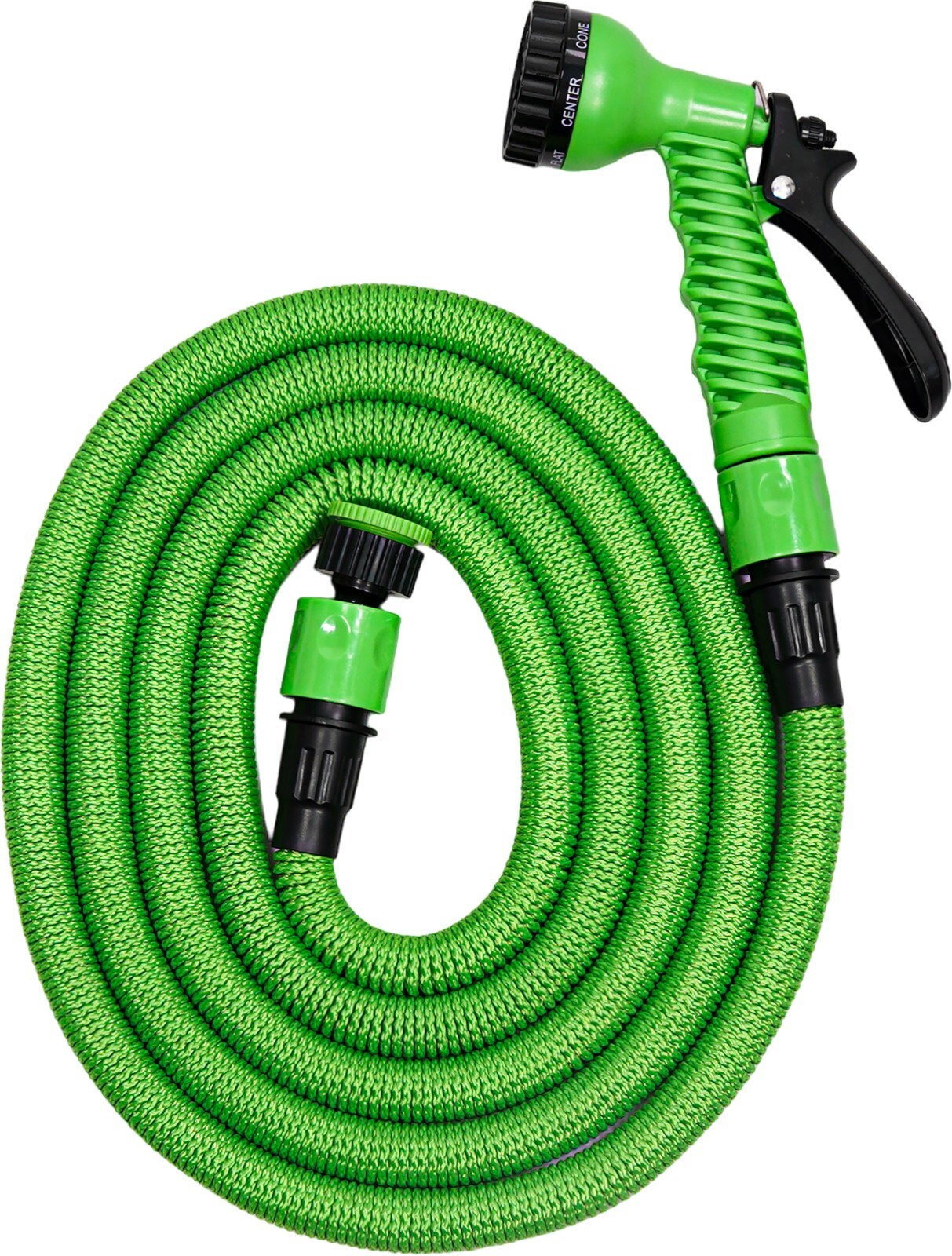 Expandable Hosepipe Connector Kit Kink Free Garden Outdoor Lightweight Hose 30m
