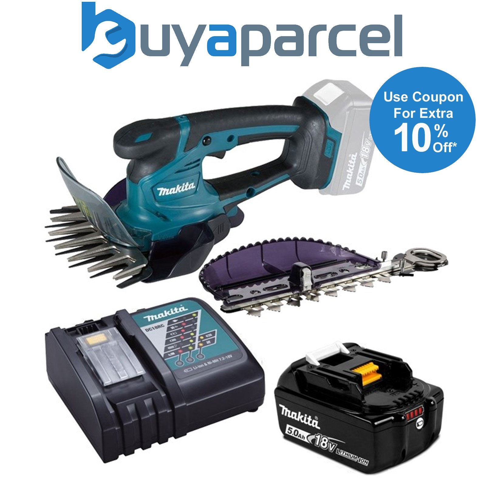 Makita DUM604ZX LXT 18v Li-Ion Cordless Grass Shear Cutter Trimmer 1 X 5.0ah