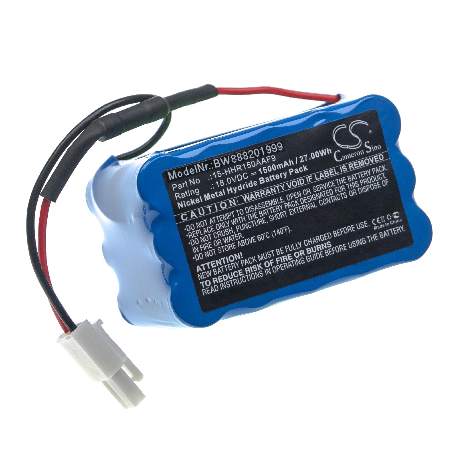 Battery for Philips Power Pro Uno FC6164/01 1500mAh 18V