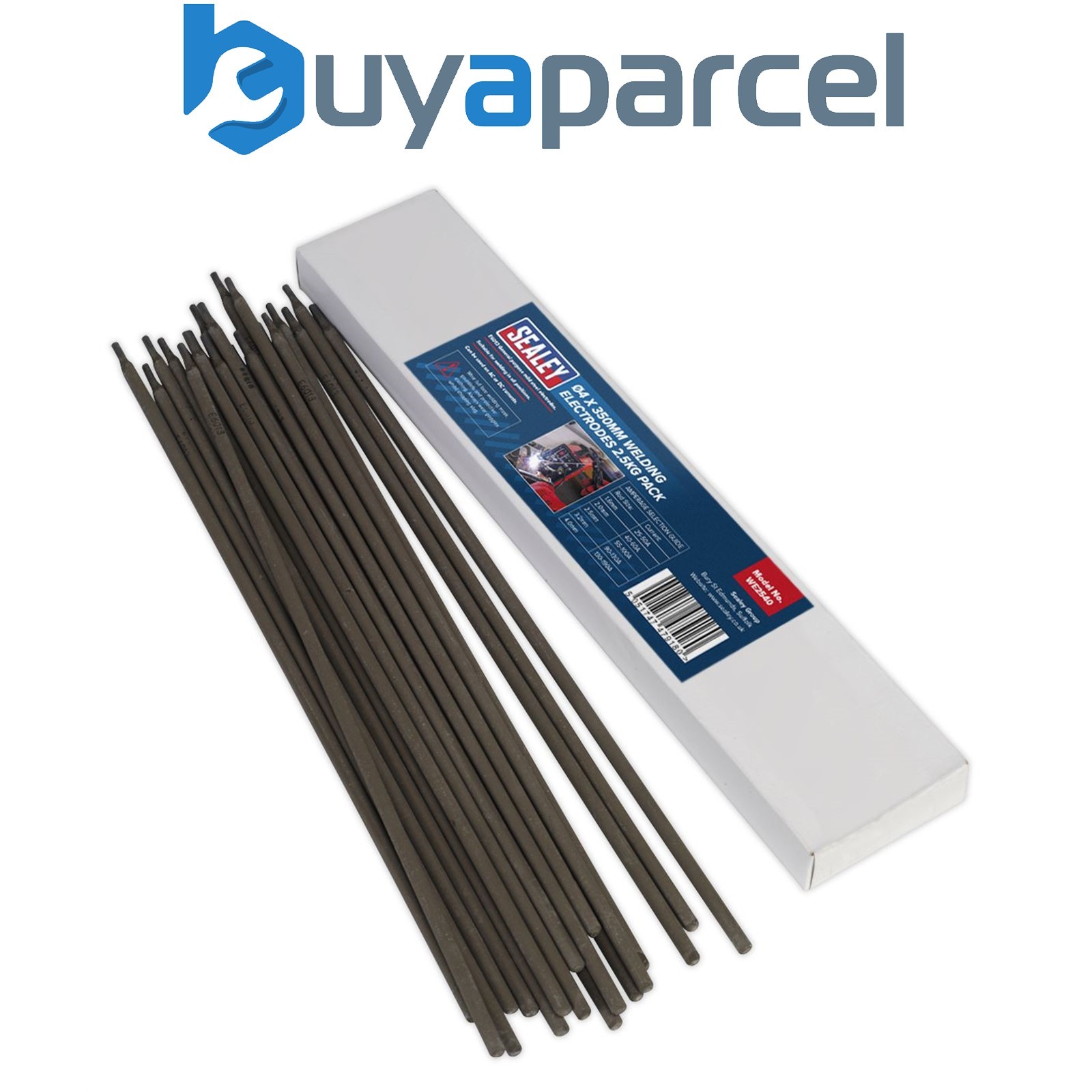 Sealey WE2540 Welding Electrodes 4 x 350mm - 2.5kg Pack