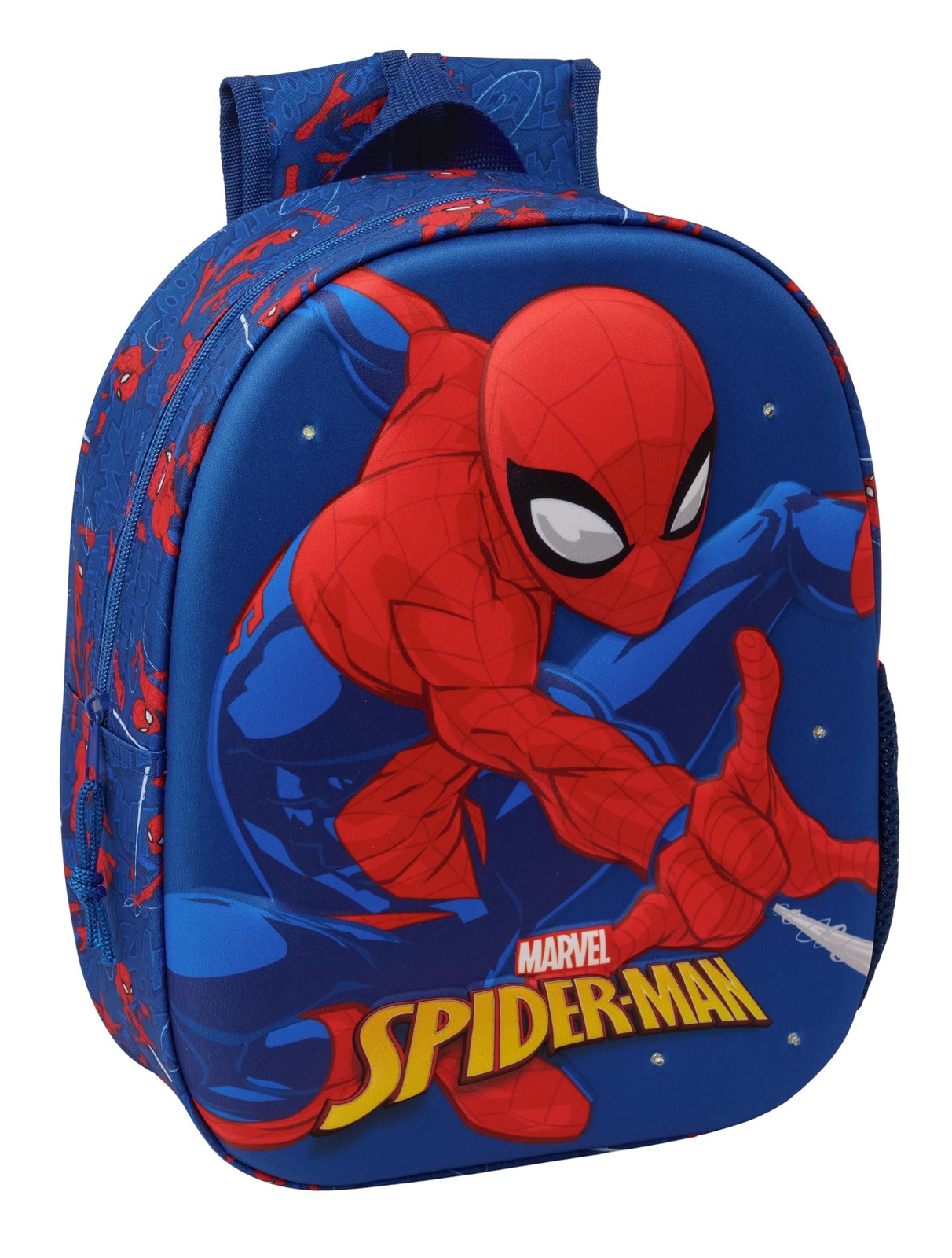 SPIDERMAN – School Backpack, with 3D Design, Ideal for Children of Different Age