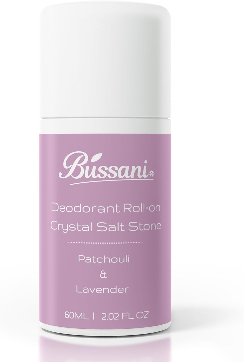 Bussani Deodorant Roll On Crystal Salt Stone for Women | Aluminum & Baking Soda