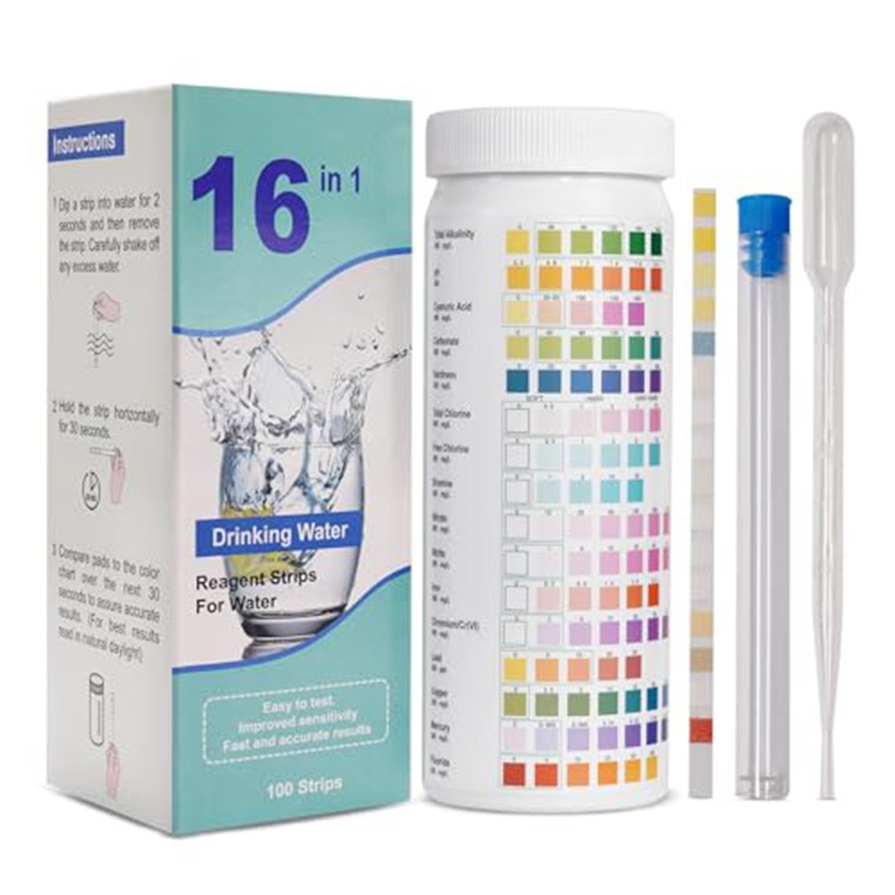 3X(Drinking Water Test Kit 100 Strips Home Water Quality Test Kit T1Y8)8813