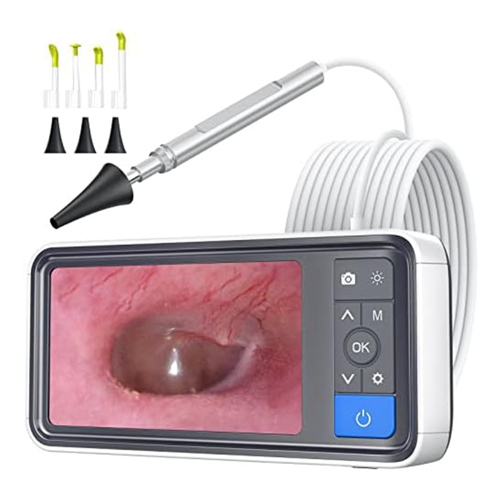 Otoscope Ear Camera with 4.5 Inch Screen, Ear Cleaner, Visual Ear Spoon7162