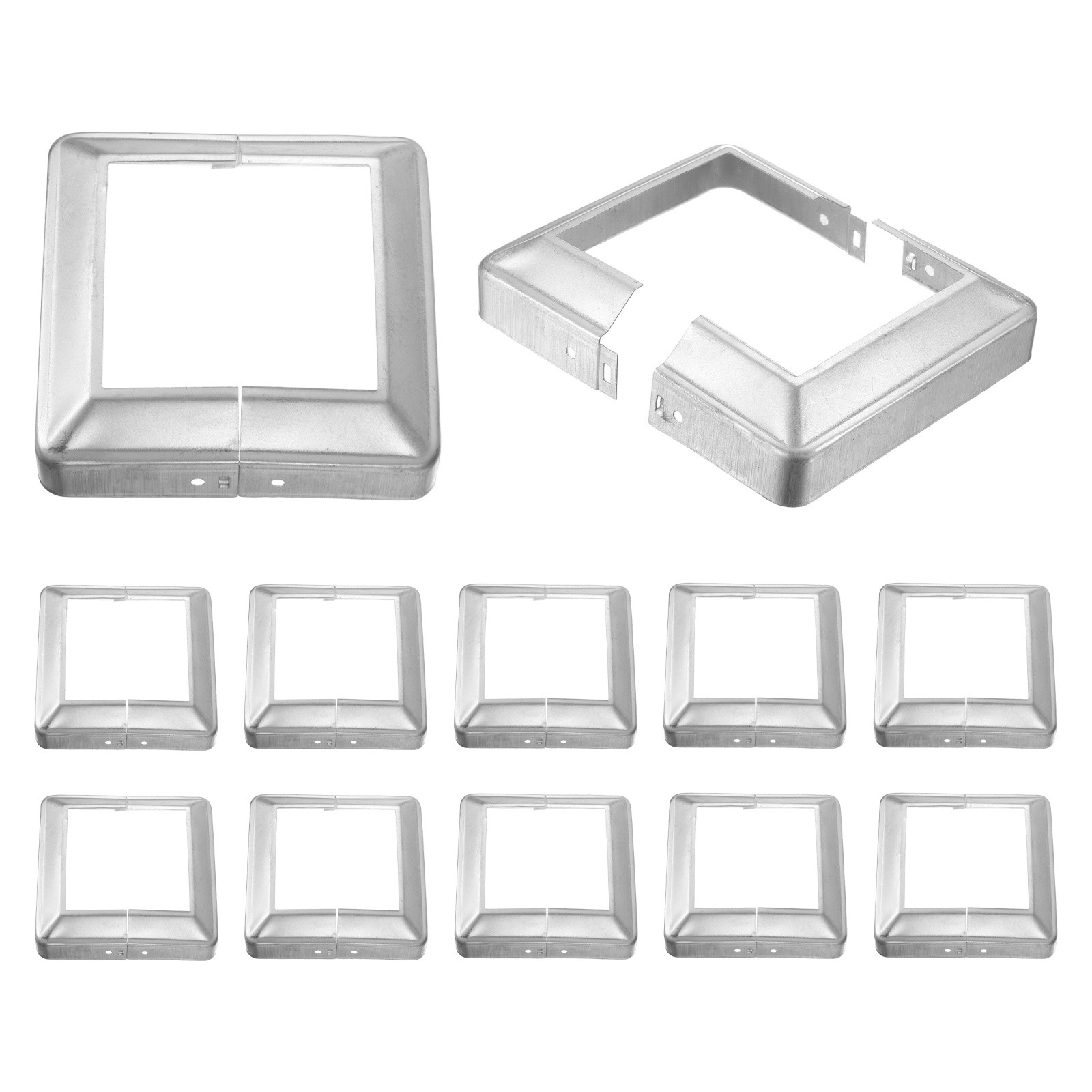 12Pcs Post Base Cover, 6.2x6.2 Split Style Post Skirt Column Wrap(4x4)
