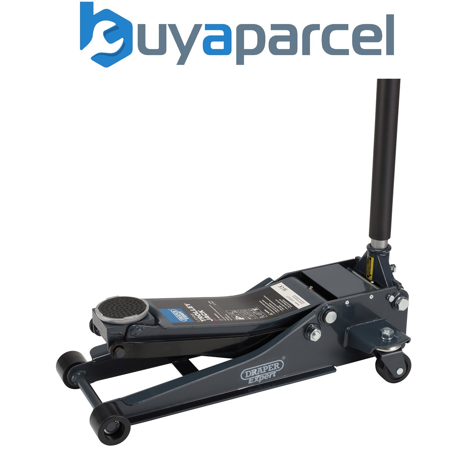 Draper 24271 Draper Expert Professional Low Profile Garage Trolley Jack, 3 Tonne