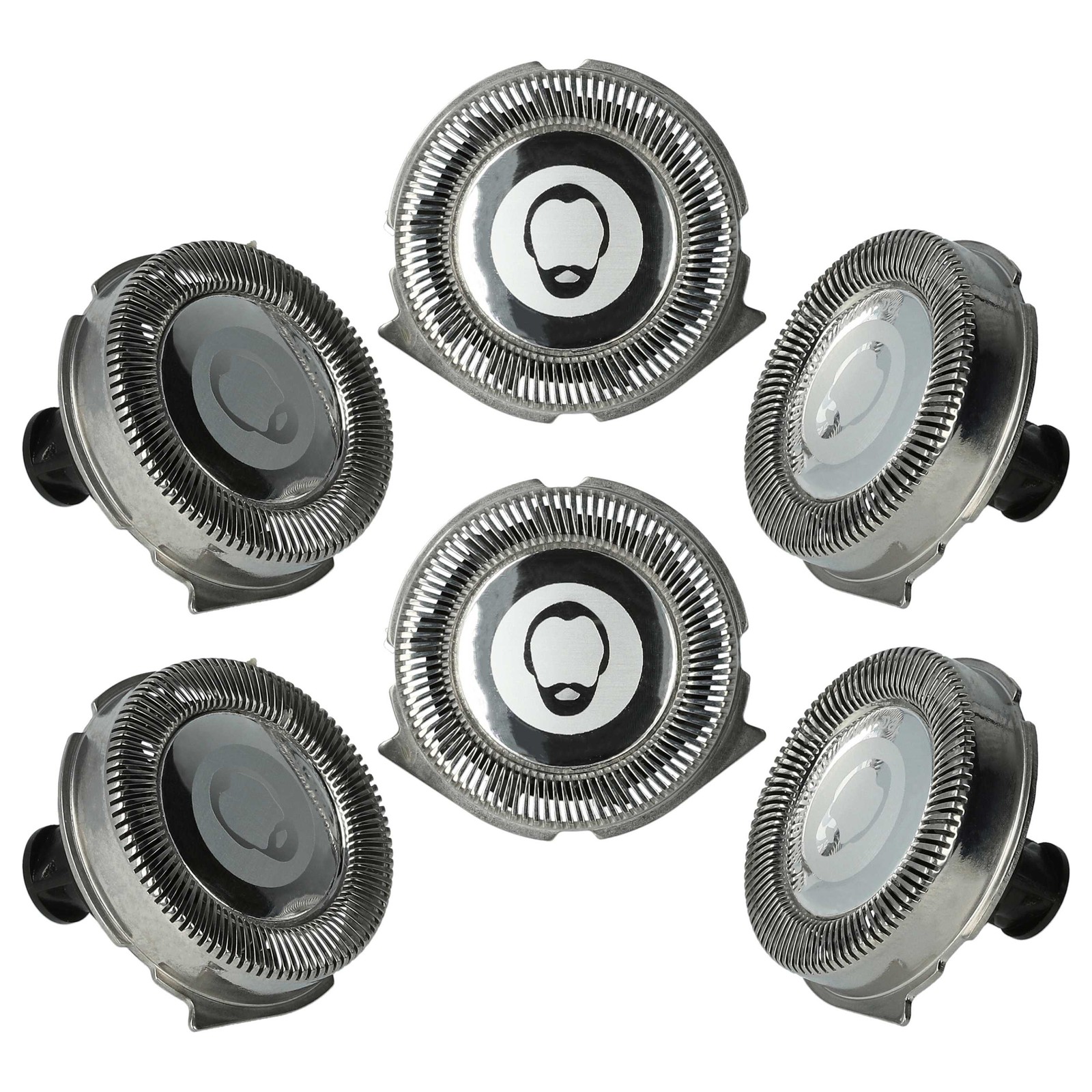 6 Shaver Head for Philips RQ3 RQ310 RQ330 RQ1190 RQ1190X RQ1195