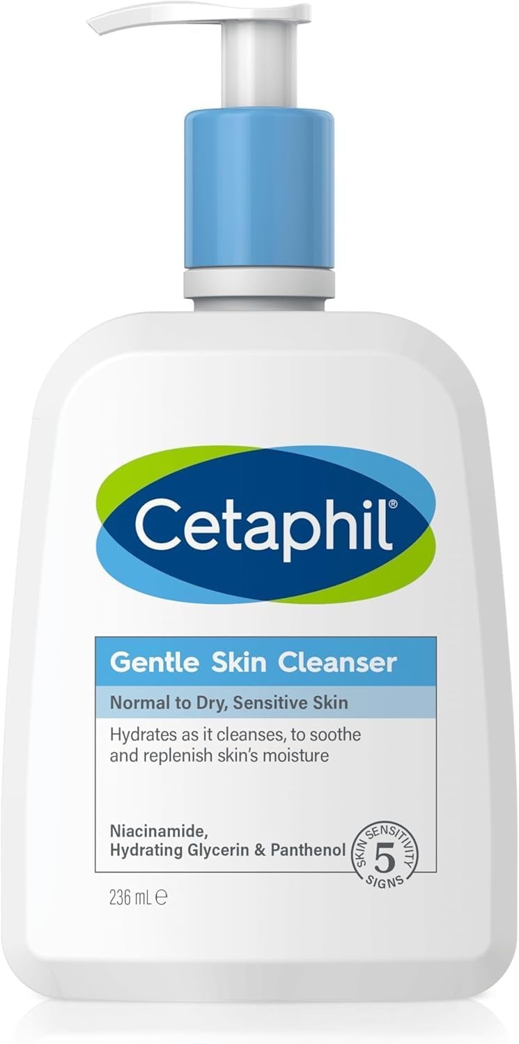 Cetaphil Gentle Skin Cleanser, 473ml, Face & Body Wash, For Normal To Dry Sensi