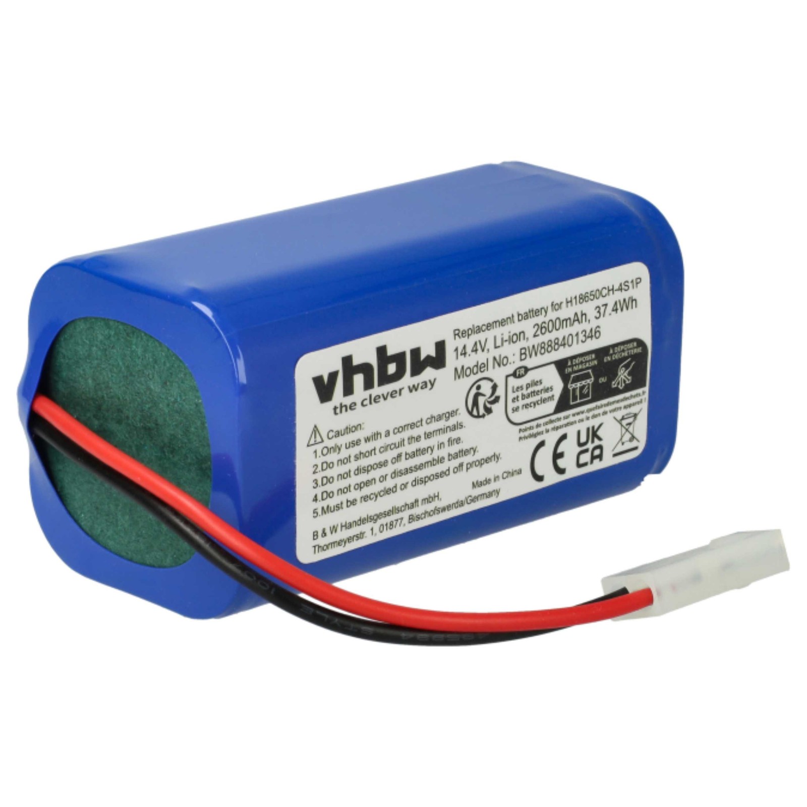 Battery for Bissell 1625424 2600mAh 14.4V