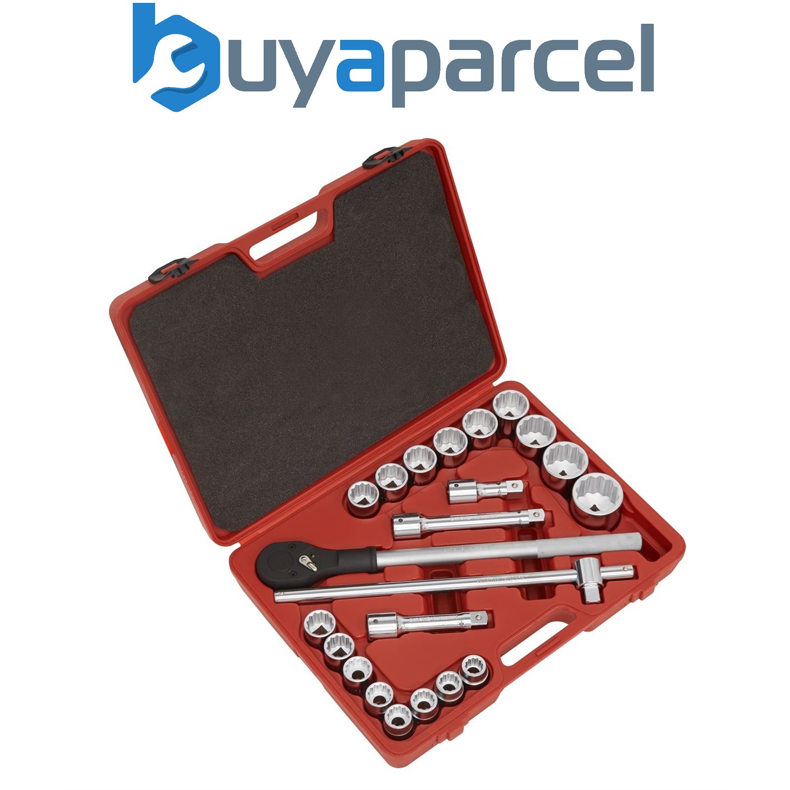 Sealey AK2598 Premier Socket Set 3/4"Sq Drive 12-point 22pc