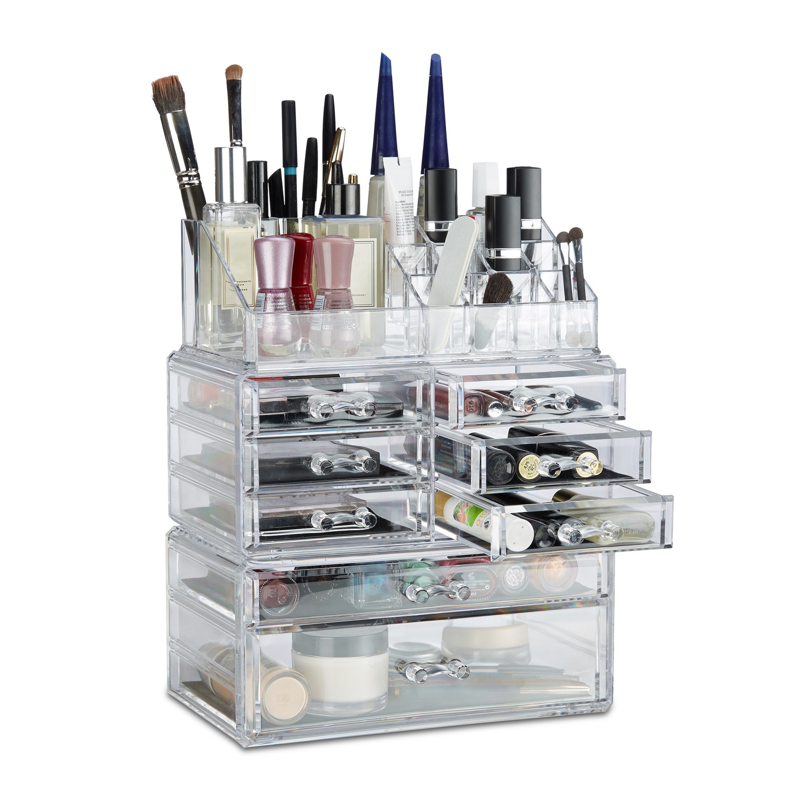 Makeup organizer Acrylic Cosmetic Holder Jewellery Organiser 24 Compartments