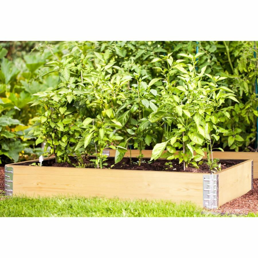 2x Hochbeet-Rahmen 120x80cm Palettenrahmen Hotbed Pflanzbeet Garden Bed Stack