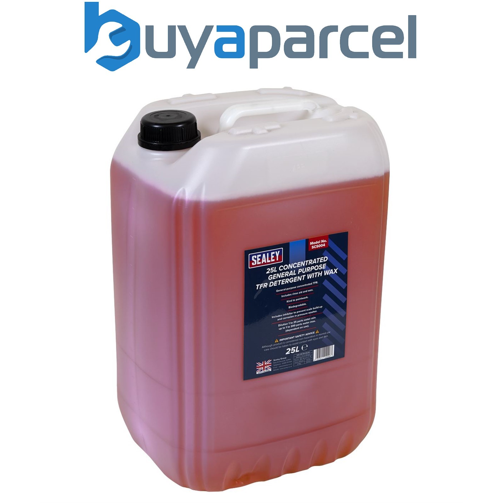 Sealey SCS004 Concentrated TFR Detergent with Wax 25L
