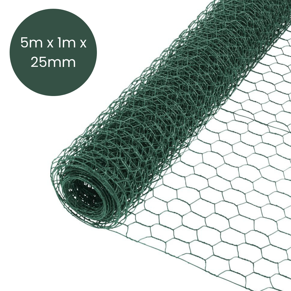 5M Multi Purpose Wire Chicken Mesh Garden Fencing Plant Support Heavy Duty Pet