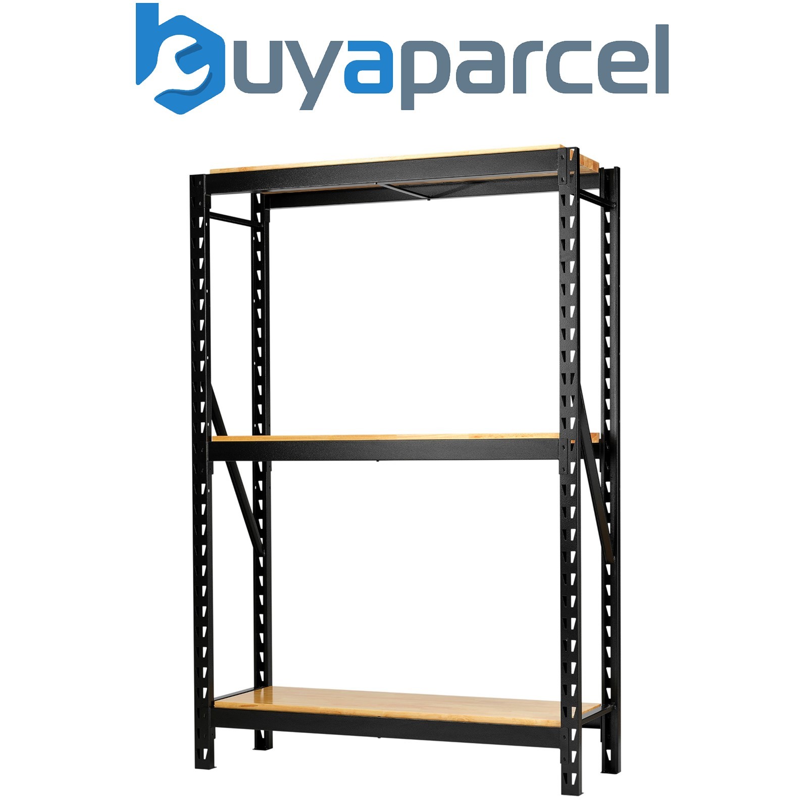 Draper 27793 BUNKER 14 Piece Modular 3 Tier Racking with Hardwood Shelving, 1500