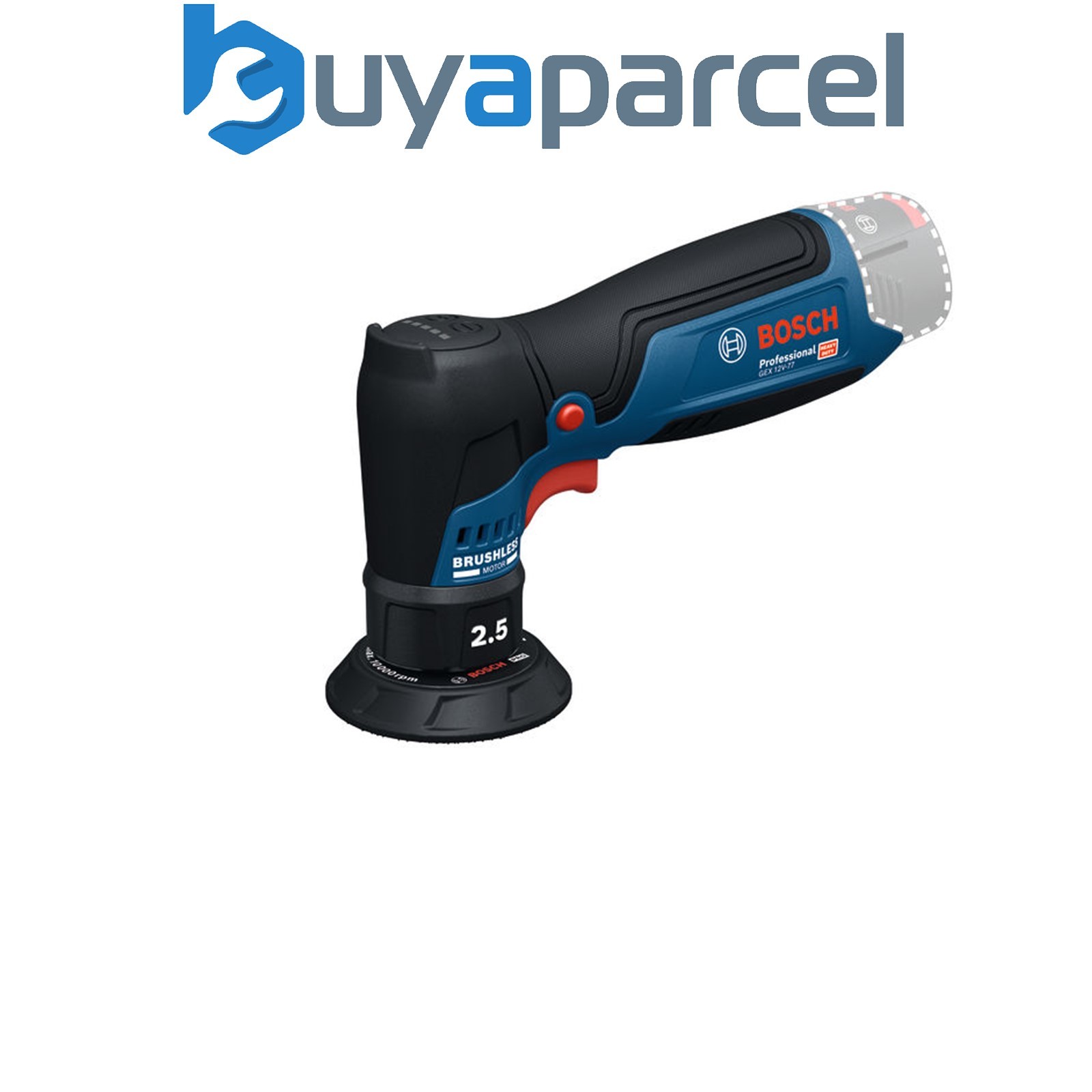 Bosch PRO 12v Random Orbit Sander GEX 12V-77 Carton box 06019L2100