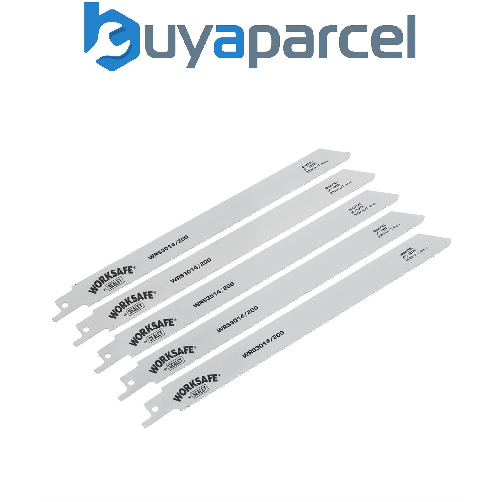 Sealey WRS3014/200 Reciprocating Saw Blade for Metal 225mm 18tpi - Pack of 5