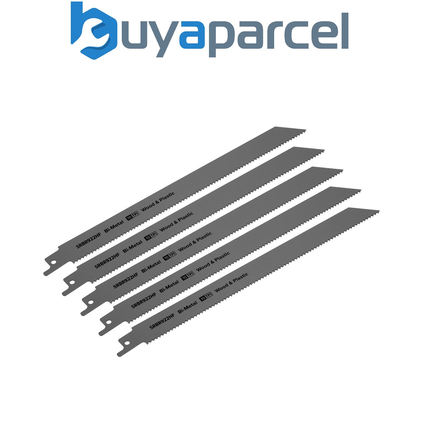 Sealey SRBR922HF Reciprocating Saw Blade for Wood & Plastics 230mm 10tpi - Pack