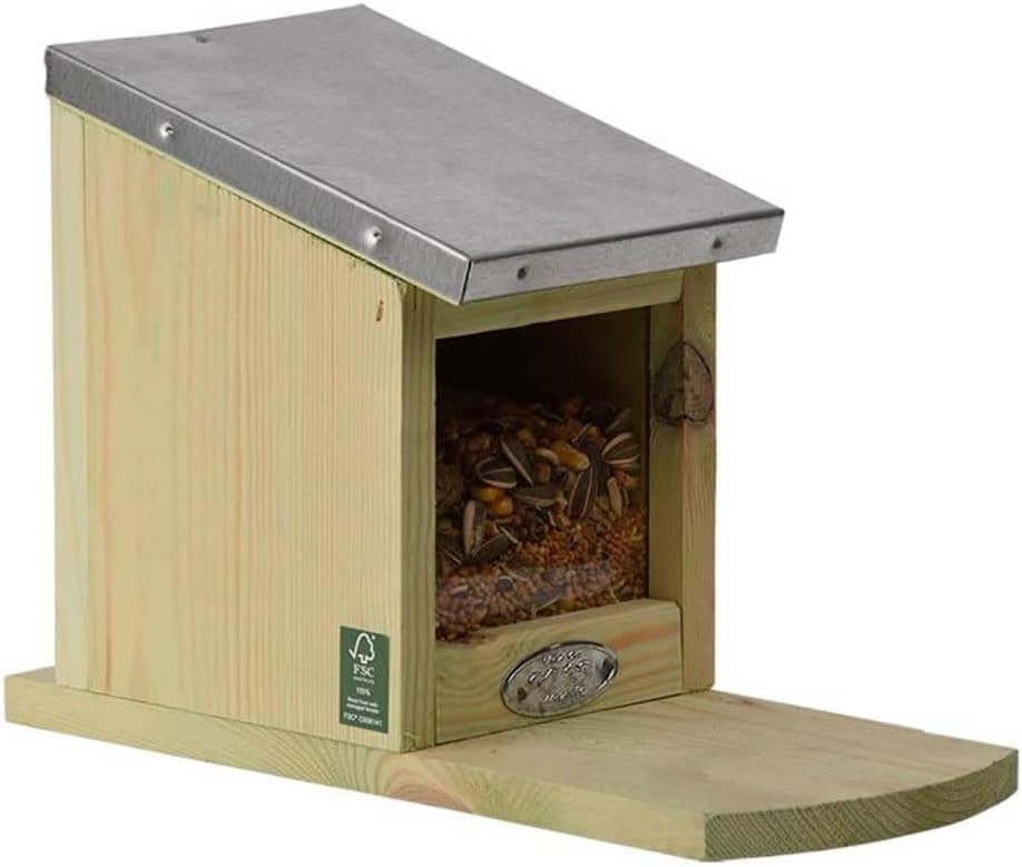 Wooden Squirrel Feeder