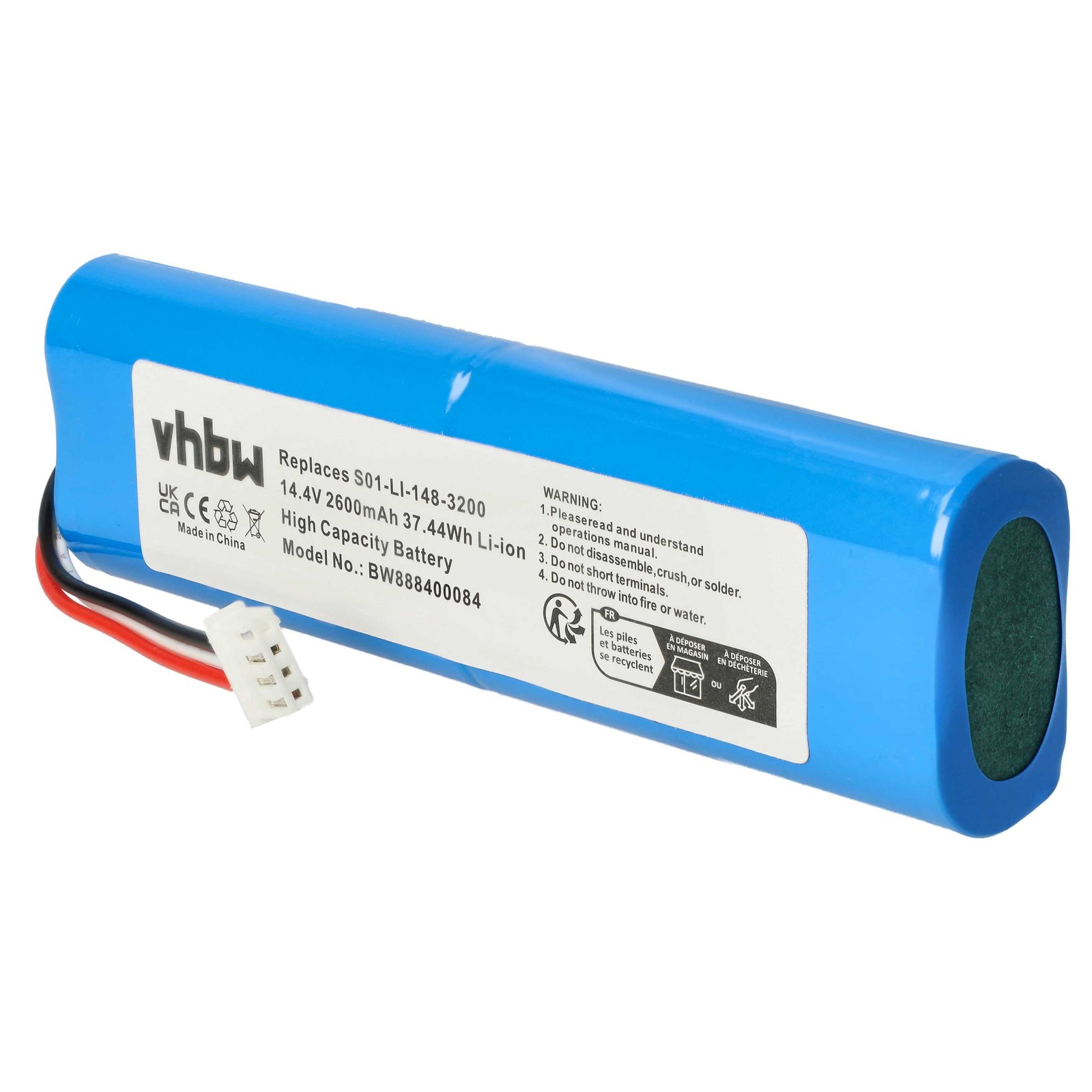 Battery for Ecovacs Deebot Ozmo 960 937 905 920 901 930 900 2600mAh 14.4V