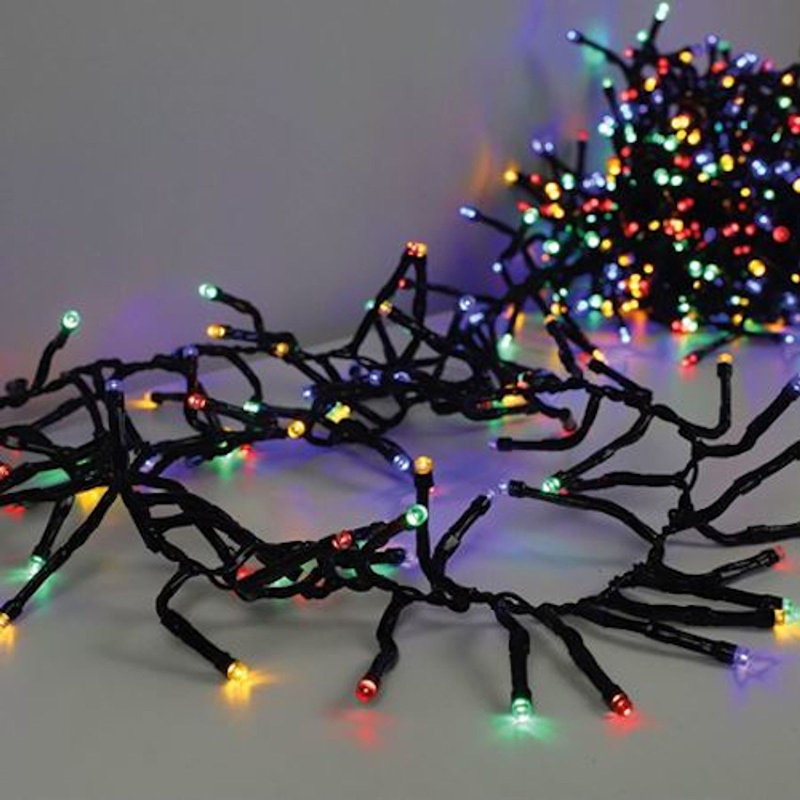 LED Cluster String Lights 768 LEDs Colorful Christmas Lighting