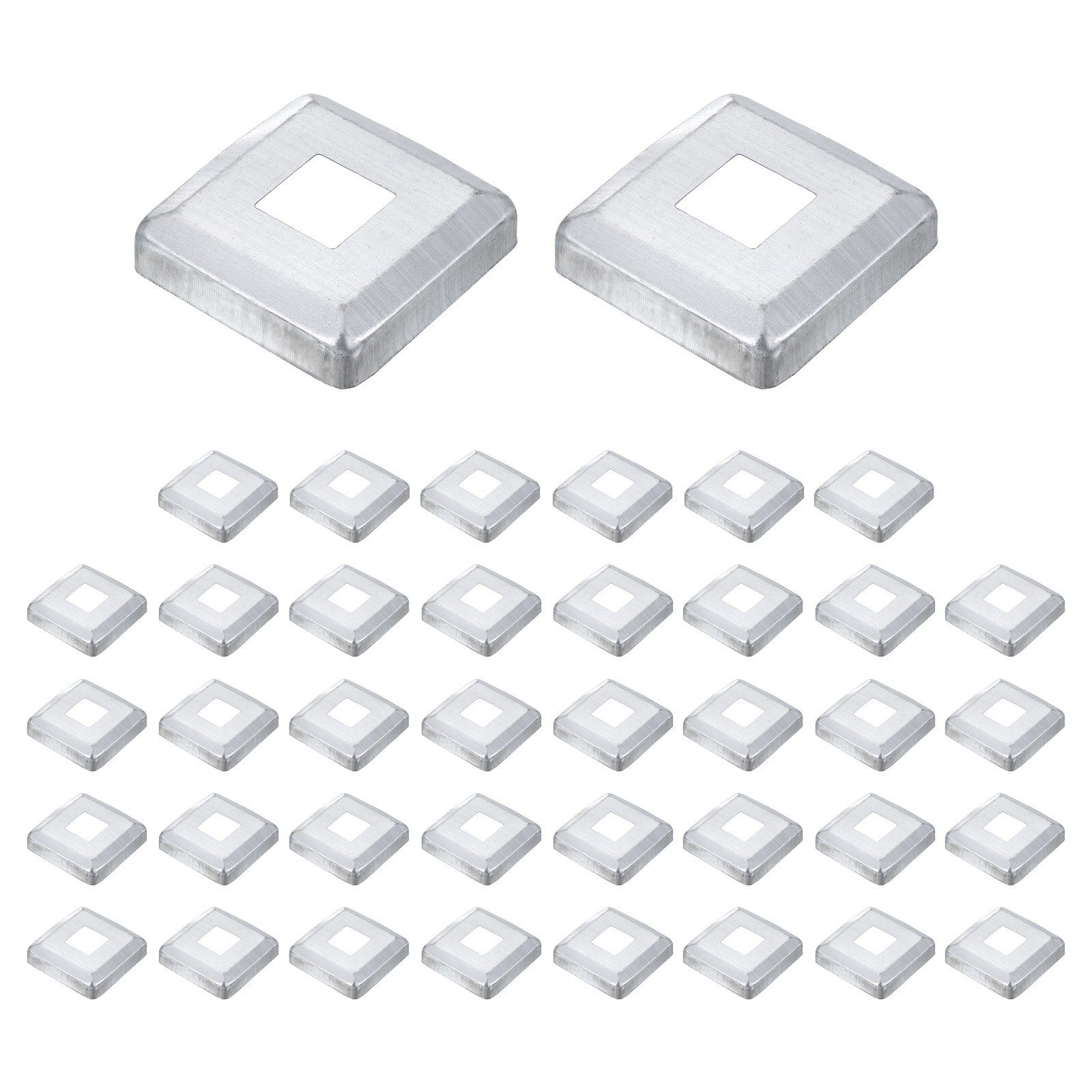 40Pcs Post Base Cover, 2.5x2.5 Integral Style Post Skirt Column Wrap(0.75x0.75)