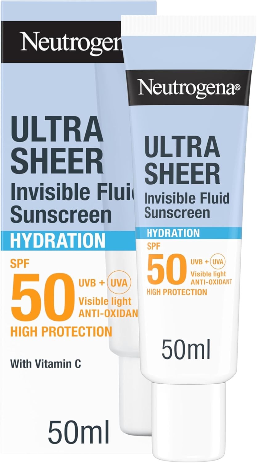 Neutrogena® Ultra Sheer Invisible Fluid Sunscreen Hydration SPF50 50ml