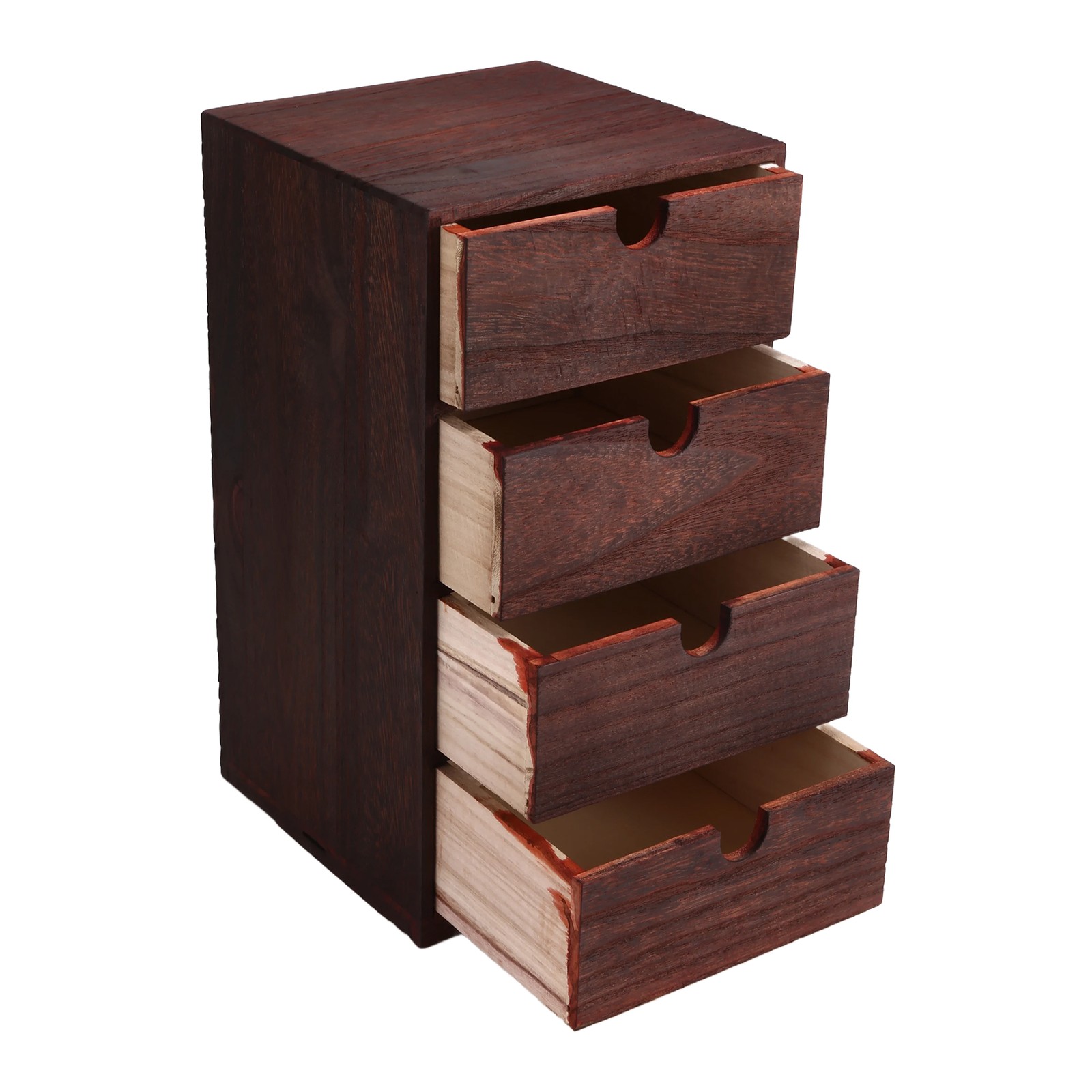 Wooden Box Storage Drawer Wooden Chest of Drawers Jewelry Organizer Office2559