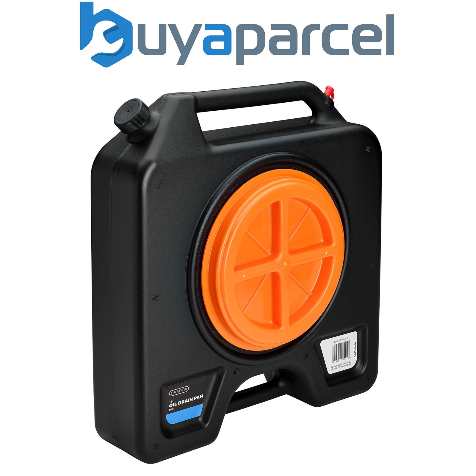 Draper 21185 15 Quart Oil Drain Pan, 14L