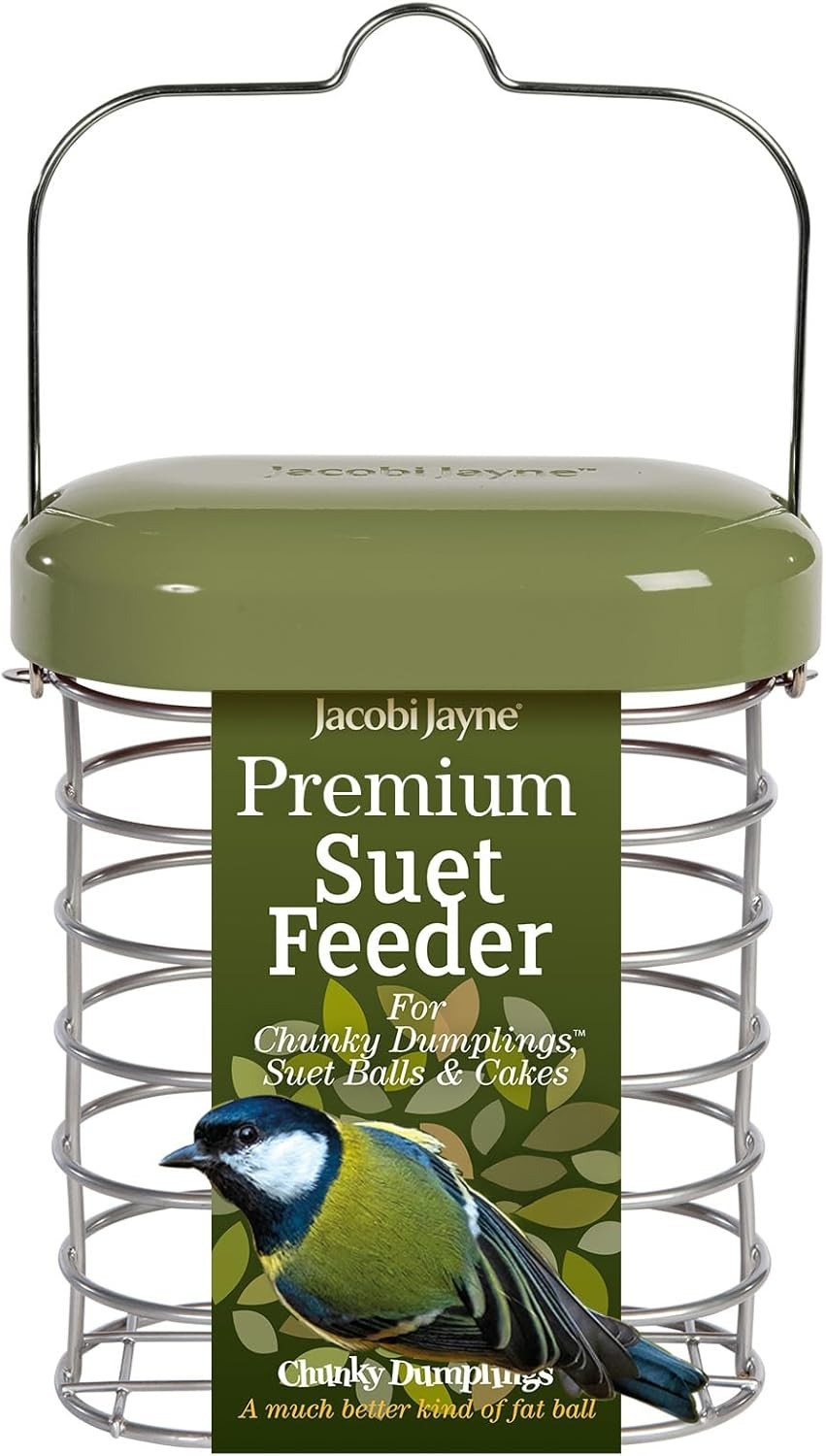 Fat Ball Feeder - Jacobi Jayne® Hanging Suet Feeder - Holds up to 6 Fat Balls