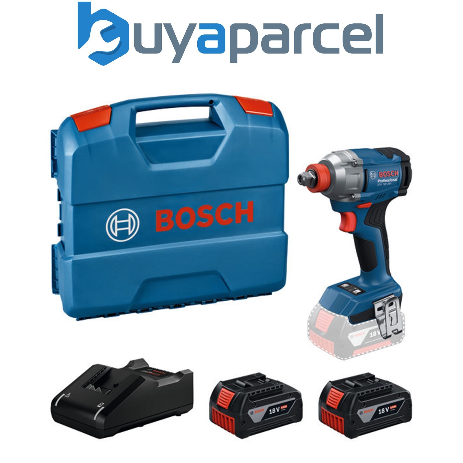 Bosch PRO 18v Cordless Impact Driver/Wrench GDX 18V-285 L-Case 06019N2172