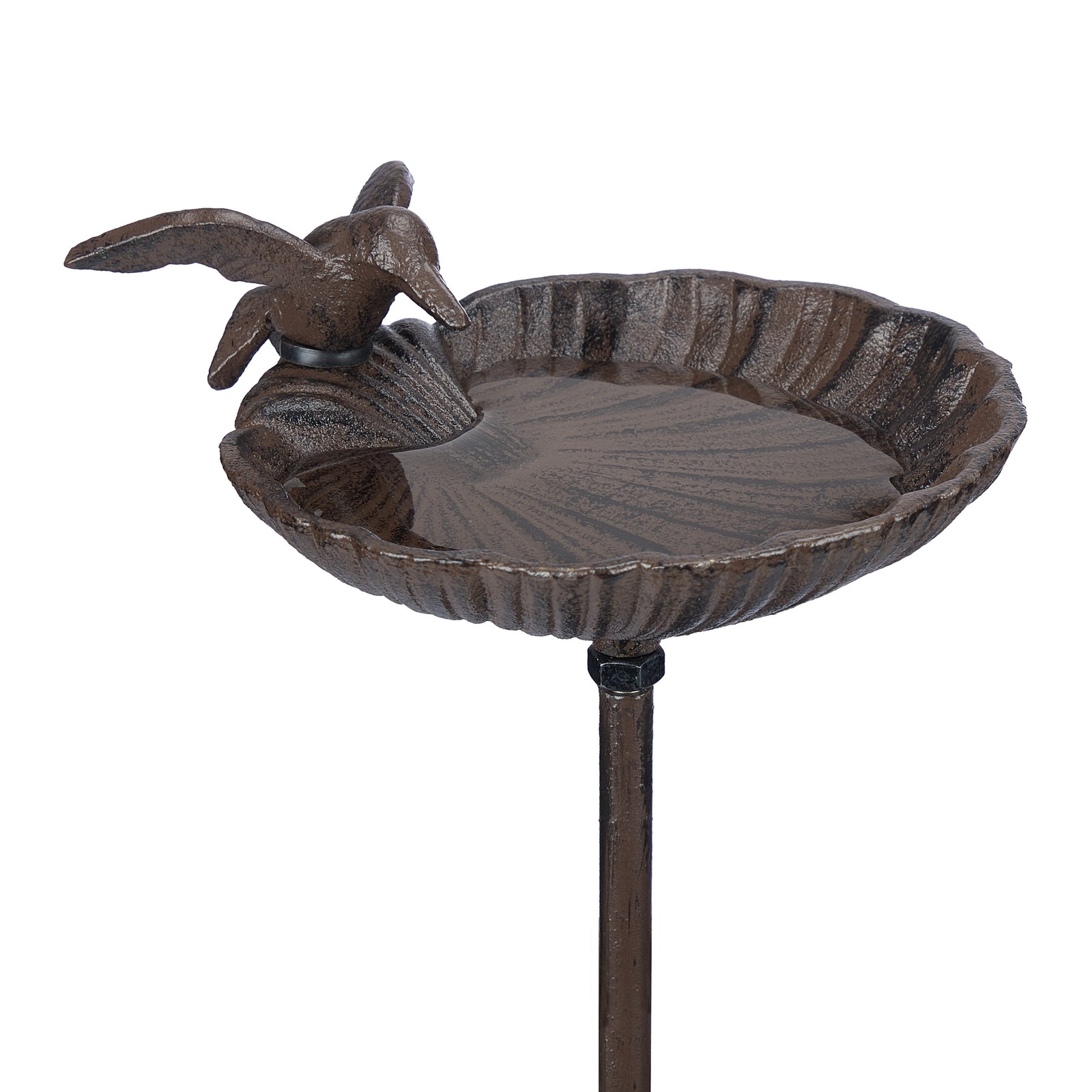 Bird bath Outdoor Water Feature 100 cm 1.3 kg Garden Bird Bath Frost Resistant