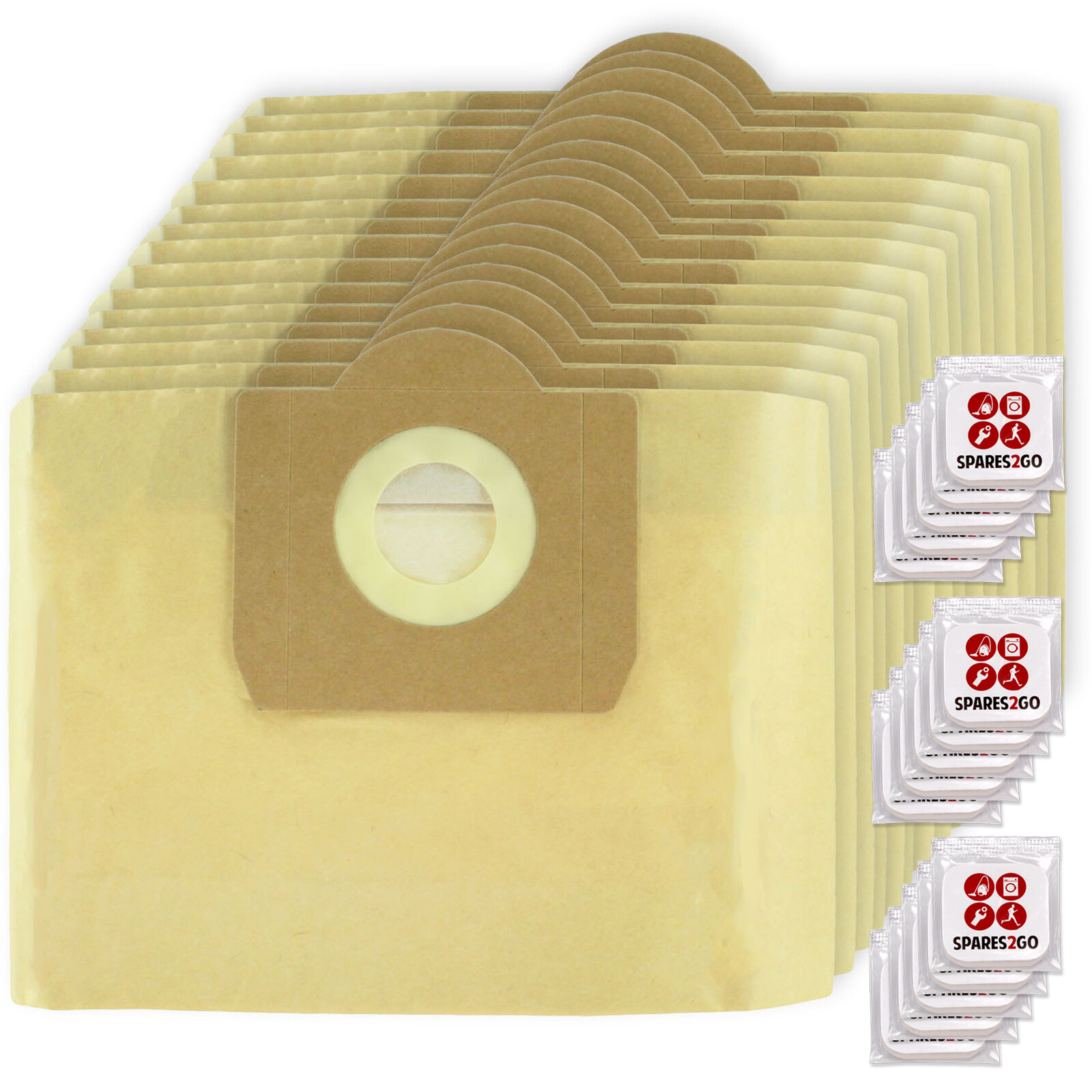 15 x Double Wall Dust Bags for EARLEX Wet & Dry Combivac Powervac + Fresh