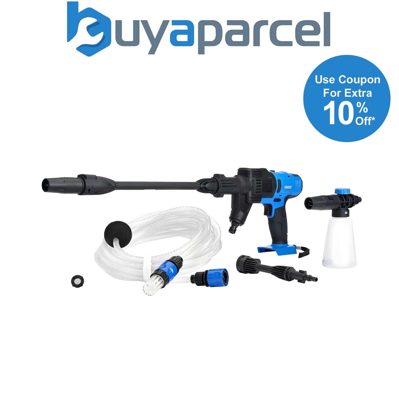 Draper 18100 D20 20V Pressure Washer (Sold Bare)