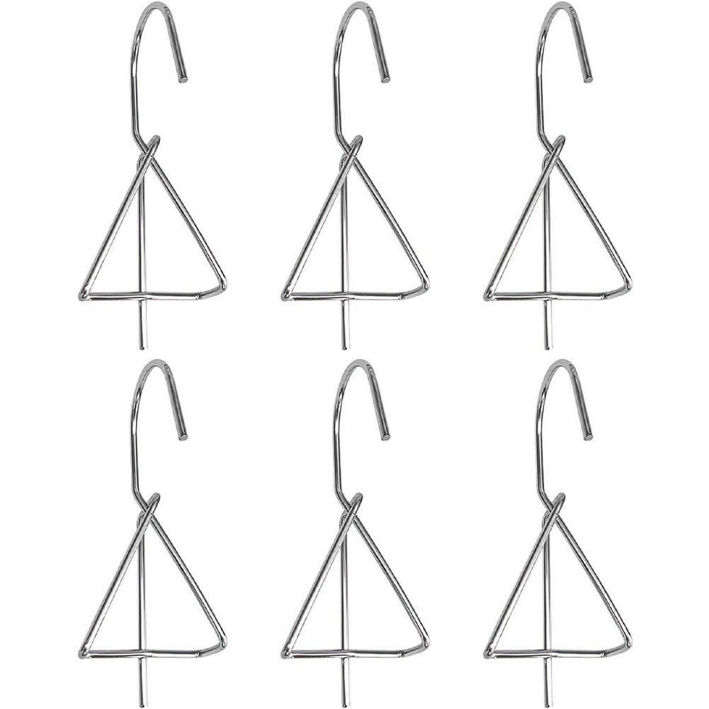 3X(6PCS Terracotta Pots Hangers Flower Pot Hanger Hook Plant Hangers Metal4093