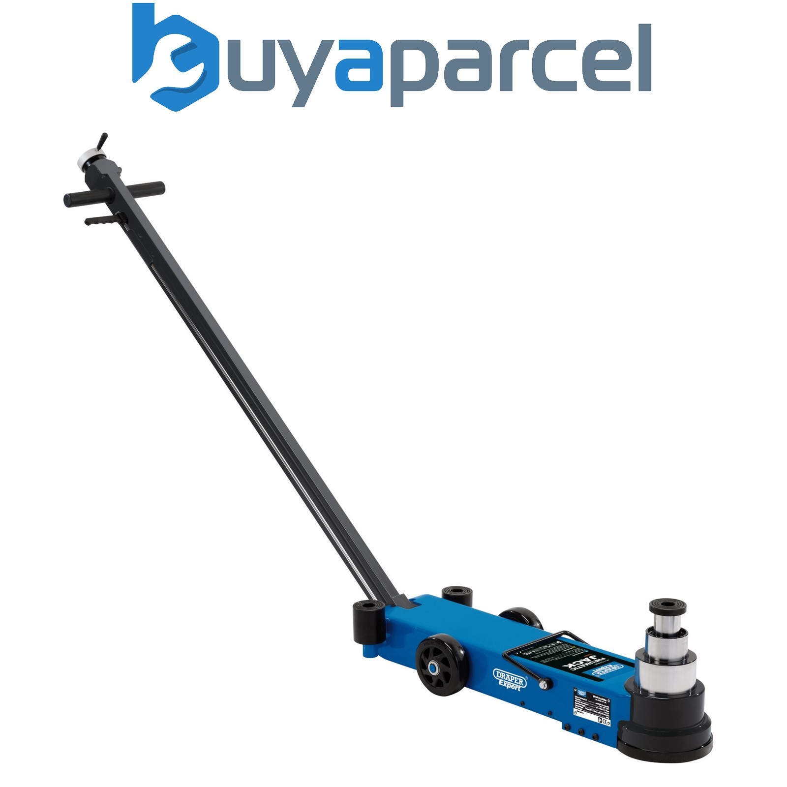 Draper 02080 Draper Expert Pneumatic Long Chassis Low Profile Jack, 40 Tonne