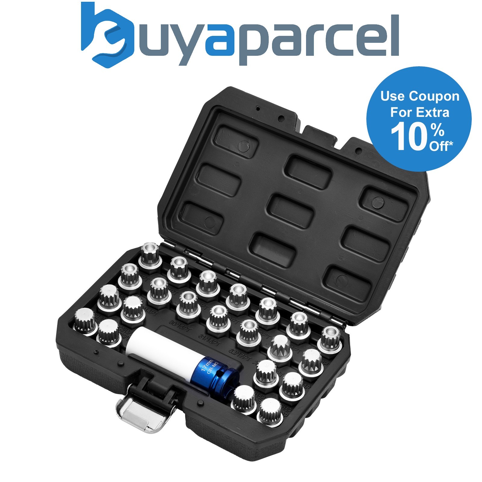 Draper 13600 VAG Locking Wheel Socket Set (23 Piece)