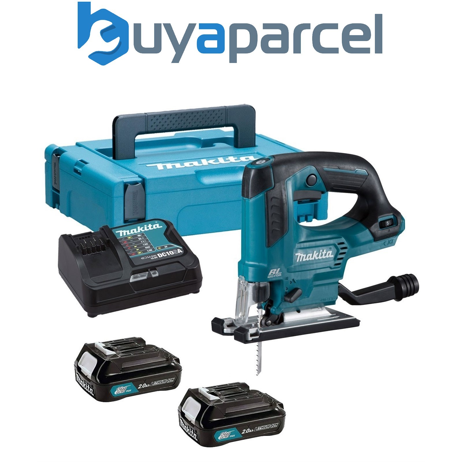 Makita JV103DSAJ 12v Brushless Cordless CXT Jigsaw Lithium Ion - 2 Batteries