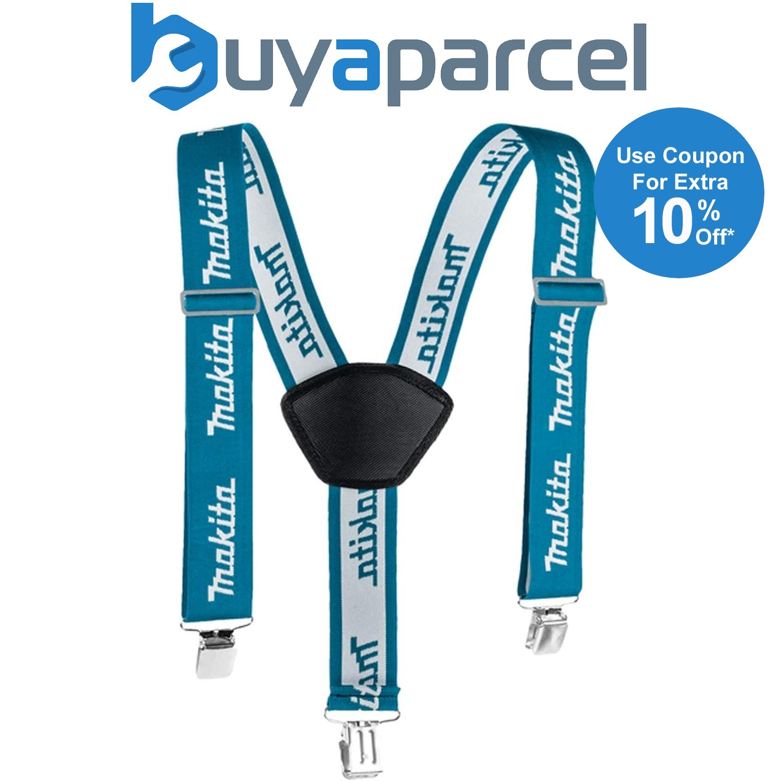 Makita E-05402 Ultimate Blue Clip on Braces Cushioned Pad Painter Strap System