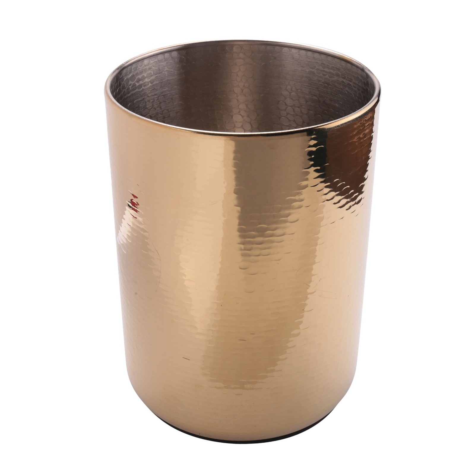 Stainless Steel Champagne Bucket Home Hammered Ice Wine Bucket KTV Wine5954
