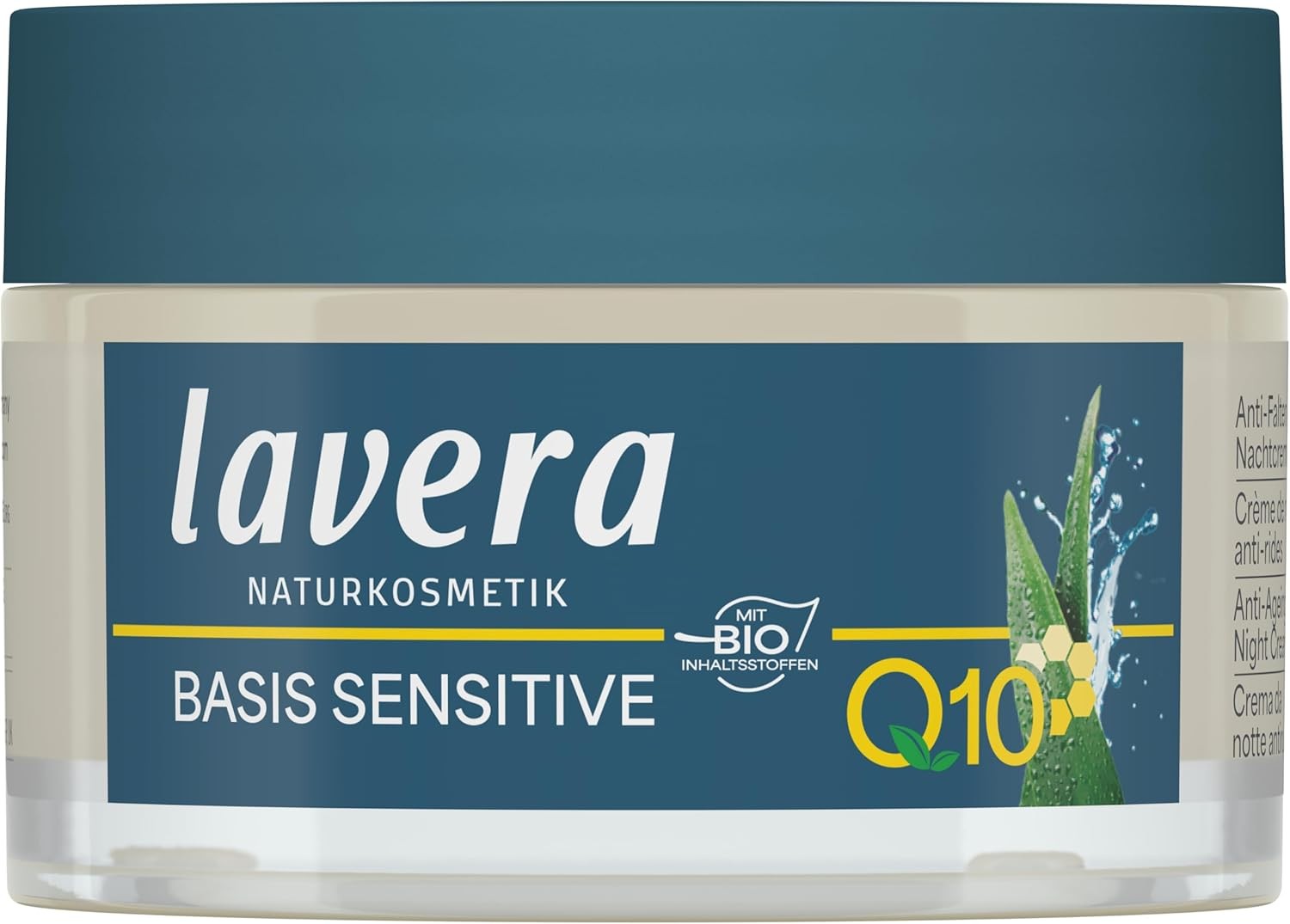 lavera Anti-Ageing Night Cream Q10 ∙ Softens & firms The Skin ∙ Vegan ✔ O