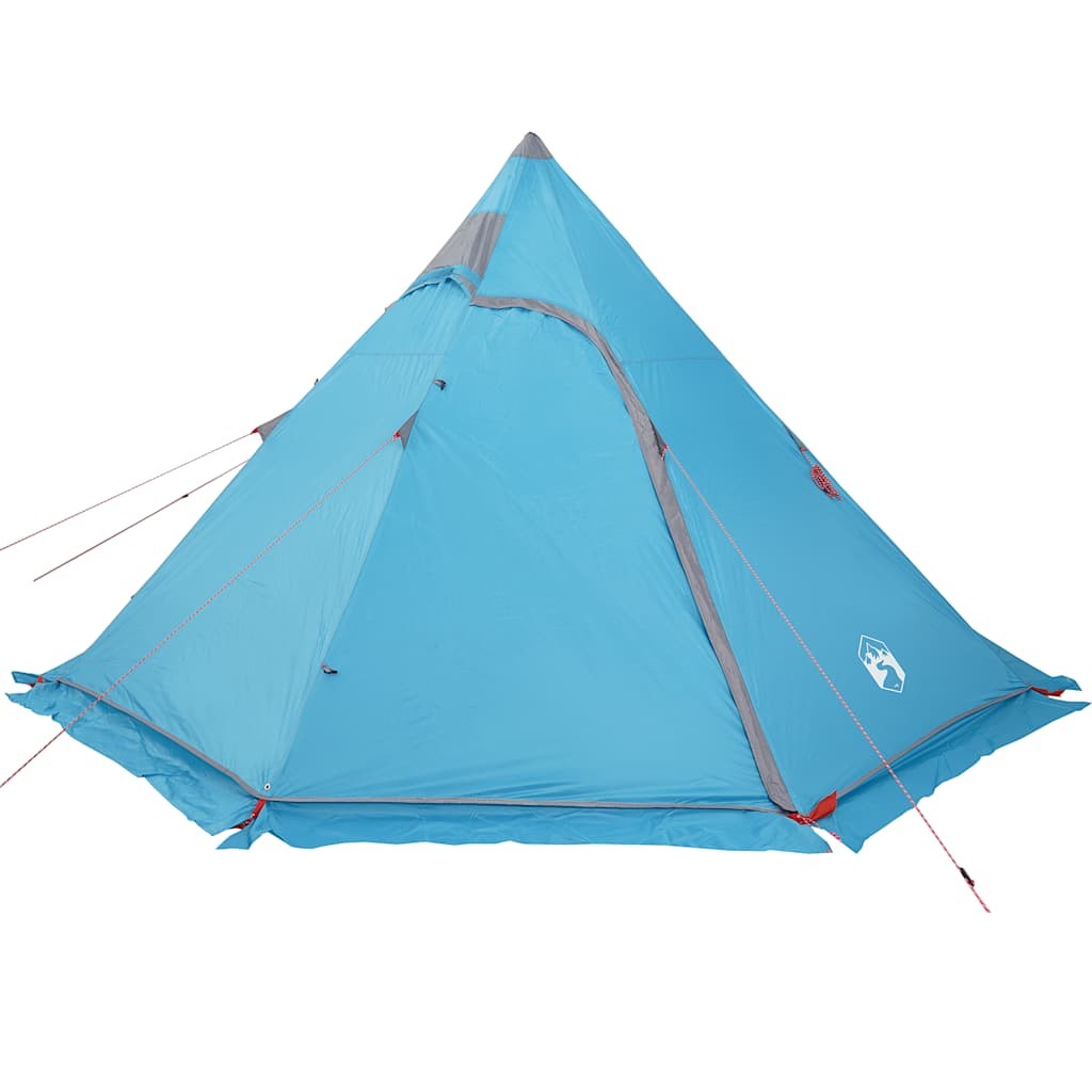 Camping Tent Tipi 5-Person Lightweight Dome Blue Waterproof vidaXL