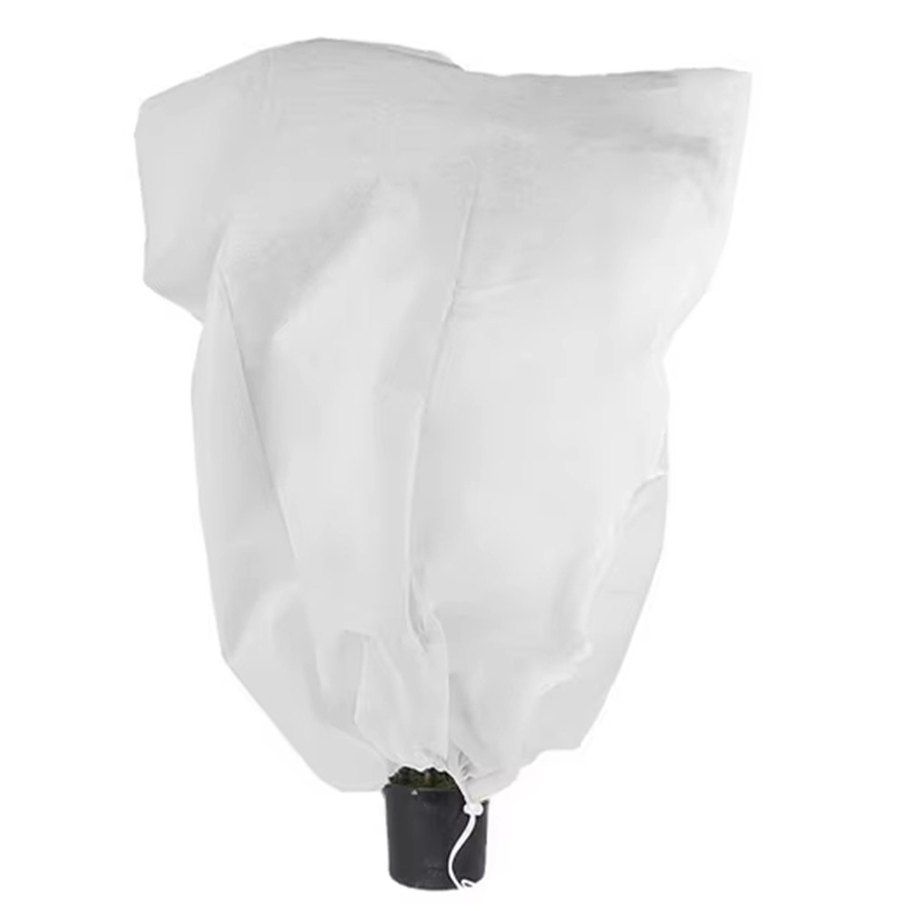 2X(Winter Plant Cover - Frost Tree Bag with Drawstring & Zipper, Non-Woven4840