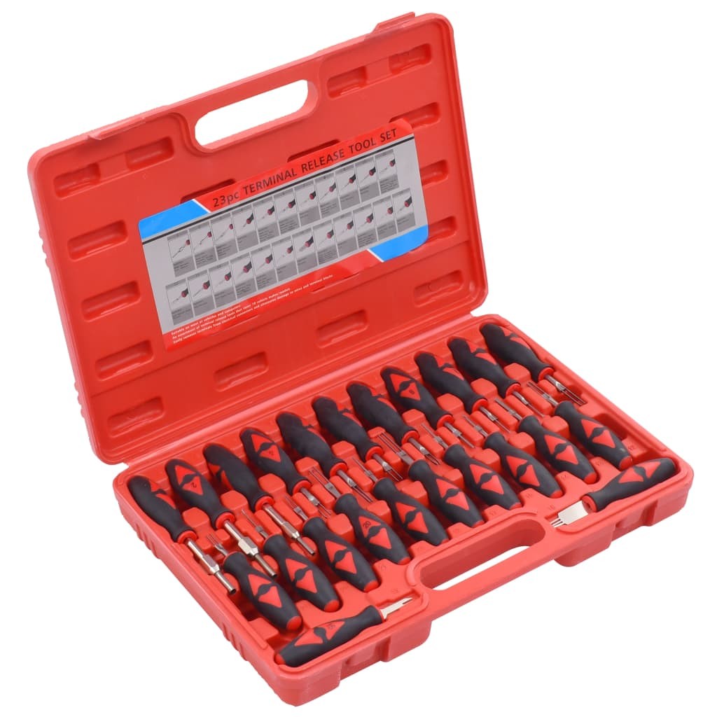 23 Piece Unlocking Tool Set Pin Plug Car Release Plastic vidaXL