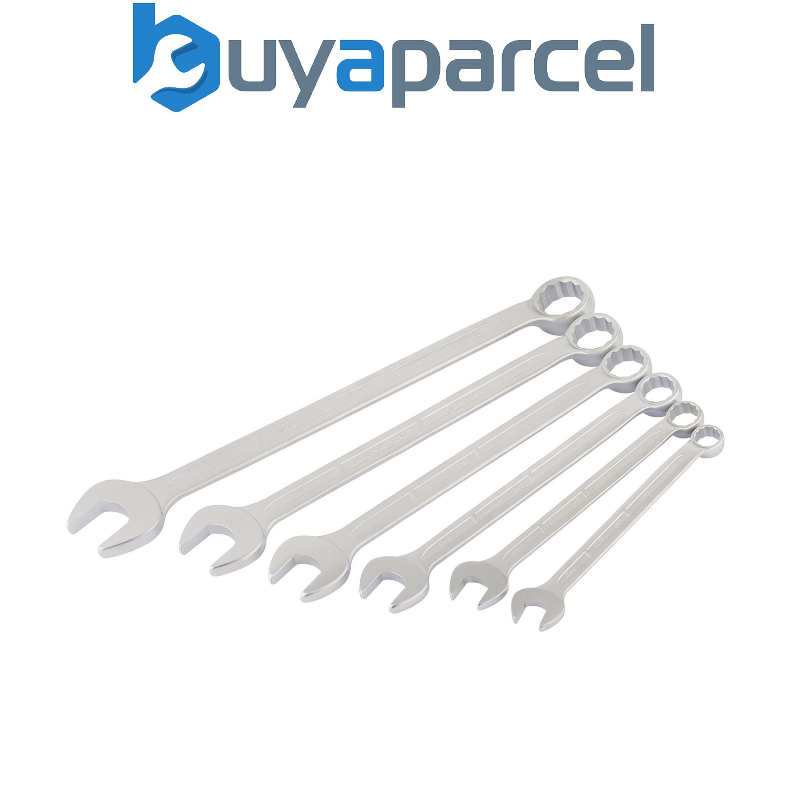 Draper 03131 Long Whitworth Combination Spanner Set (6 Piece)