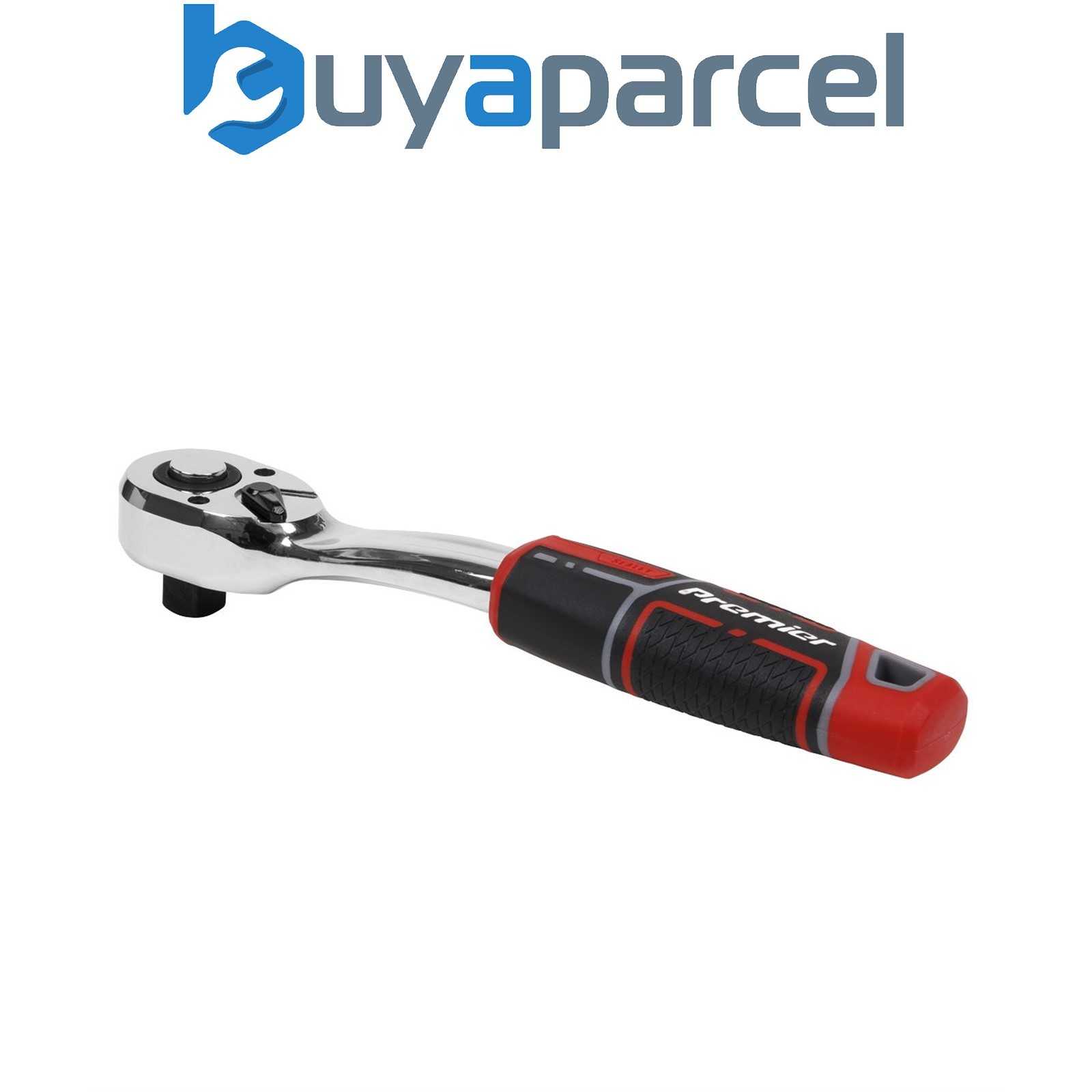 Sealey AK8939 Premier Pear-Head Offset Ratchet Wrench with Flip Reverse 1/2"Sq D