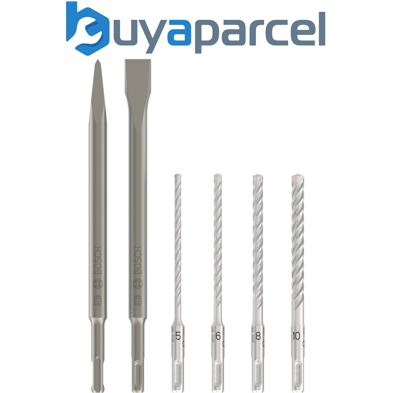 Bosch Drill bits set PRO SDS plus-4C Chisel and Drill Bit Set 6 pcs 2607017585