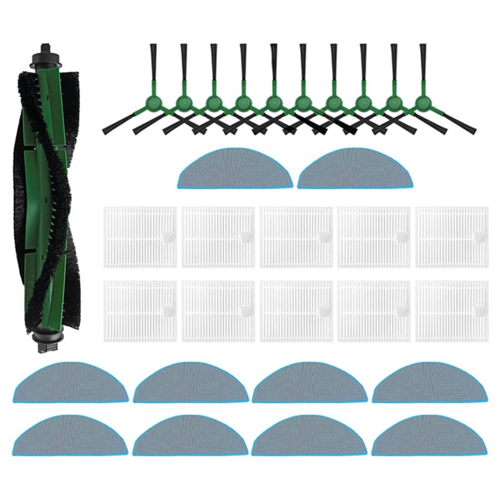 For  Combo Essential, Vac Essential Parts Main Roller Side Brush Hepa 1366