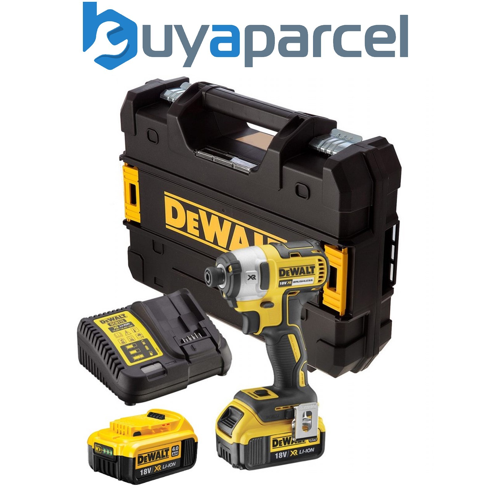 Dewalt DCF887M2 18V XR G2 Brushless 3 Speed Impact Driver - 2 x 4.0ah Batteries