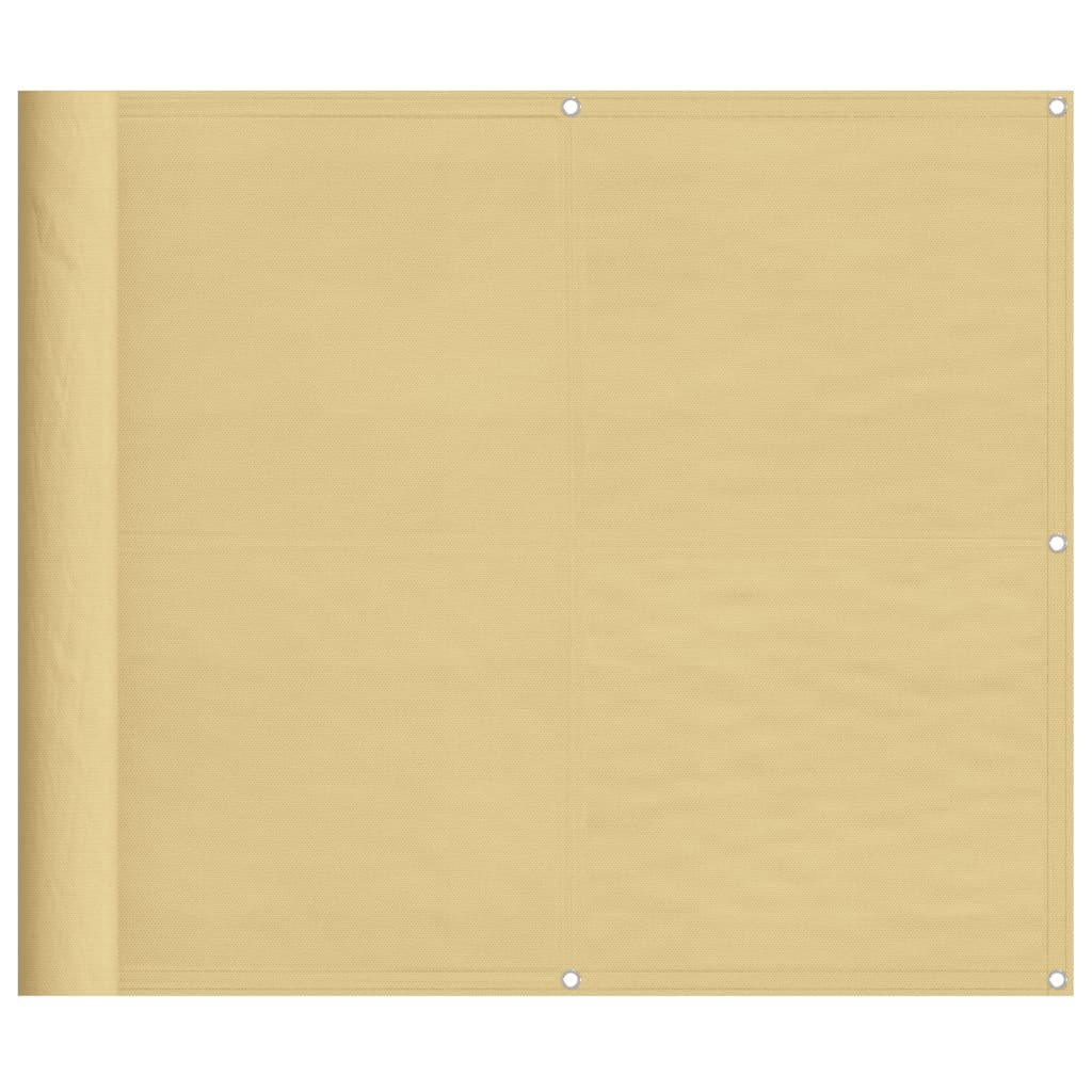 Balcony Screen Garden Fence Privacy Sand 100% Polyester Oxford vidaXL